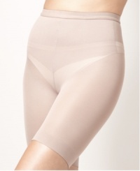 Discreetly hug your curves with Berkshire's no-leg shaper. The toning panel targets and smooths for form-fitting fashions. Discreetly hug your curves with Berkshire's no-leg shaper. The toning panel targets and smooths for form-fitting fashions.