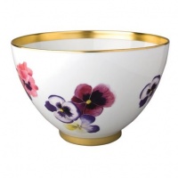 Bernardaud Pensees Deep Salad Bowl 10.6 In Bernardaud Pensees Deep Salad Bowl 10.6 In