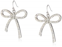 Betsey Johnson Iconic Blue Sea Crystal Bow Drop Earrings Betsey Johnson Iconic Blue Sea Crystal Bow Drop Earrings