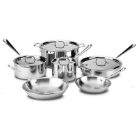 All Clad Stainless Steel 9-Piece Cookware Set All Clad Stainless Steel 9-Piece Cookware Set