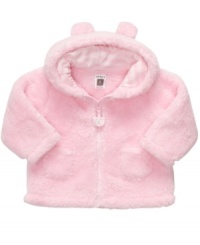 Snuggle in. She'll be irresistibly cute and cuddly in this fun microfleece hooded jacket from Carter's. Snuggle in. She'll be irresistibly cute and cuddly in this fun microfleece hooded jacket from Carter's.