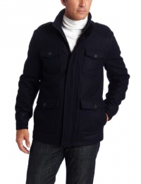 Dockers Men's Wool 4 Pocket Melton Jacket Dockers Men's Wool 4 Pocket Melton Jacket