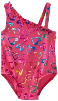 Penelope Mack Baby-girls Infant One Piece Rainbow Foil Swimsuit, Pink, 12 Months Penelope Mack Baby-girls Infant One Piece Rainbow Foil Swimsuit, Pink, 12 Months