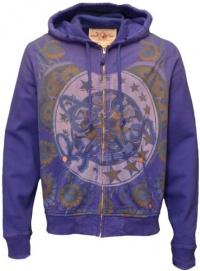 True Religion Brand Jeans Men's Celestial Hoody Hoodie Sweatshirt-Blue True Religion Brand Jeans Men's Celestial Hoody Hoodie Sweatshirt-Blue