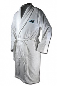 NFL Carolina Panthers Cotton Robe (Blue, One Size) NFL Carolina Panthers Cotton Robe (Blue, One Size)