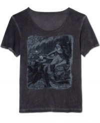 Fill up on cool casual style with this graphic t-shirt from INC International Concepts. Fill up on cool casual style with this graphic t-shirt from INC International Concepts.