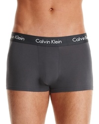 Soft micro modal trunk with logo waistband in dark charcoal grey. Soft micro modal trunk with logo waistband in dark charcoal grey.