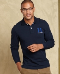 Classic and versatile, this slim-fit Tommy Hilfiger shirt is the perfect anytime go-to. Classic and versatile, this slim-fit Tommy Hilfiger shirt is the perfect anytime go-to.