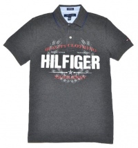 Tommy Hilfiger Men Custom fit Graphic Big Logo Polo T-shirt Tommy Hilfiger Men Custom fit Graphic Big Logo Polo T-shirt