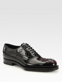 Spazzolato lace-up style with 3D gladiator applique detail and exaggerated sole.Leather upperLeather liningLeather/rubber soleMade in Italy Spazzolato lace-up style with 3D gladiator applique detail and exaggerated sole.Leather upperLeather liningLeather/rubber soleMade in Italy