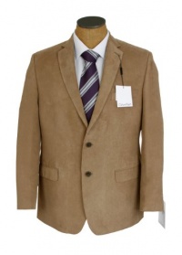 Calvin Klein Mens 2 Button Tan Micro Corduroy Slim Fit Sport Coat Jacket Calvin Klein Mens 2 Button Tan Micro Corduroy Slim Fit Sport Coat Jacket