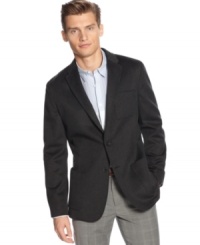 Tailored for the perfect fit. Slip into Calvin Klein's ultra sleek sportcoat for a look that spans from day to evening. Tailored for the perfect fit. Slip into Calvin Klein's ultra sleek sportcoat for a look that spans from day to evening.