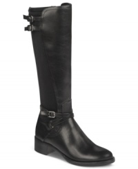 Perfectly complement your most refined looks with Etienne Aigner's Celina tall riding boots. Perfectly complement your most refined looks with Etienne Aigner's Celina tall riding boots.