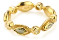 MELINDA MARIA Gwyneth Collection Yellow Diamond Ring, Size 7 MELINDA MARIA Gwyneth Collection Yellow Diamond Ring, Size 7