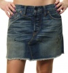 RRL Ralph Lauren Women's Icon Seas Distressed Jean Skirt 3858306-RSLF