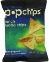 Popchips Tortilla Chips, Ranch, 1-Ounce (Pack of 24)