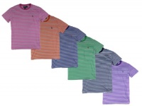 Polo Ralph Lauren Classic-Fit Even Stripe Crewneck Tee Polo Ralph Lauren Classic-Fit Even Stripe Crewneck Tee