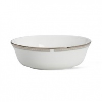 Lenox Murray Hill Platinum Banded Bone China All Purpose Bowl Lenox Murray Hill Platinum Banded Bone China All Purpose Bowl