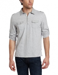 Calvin Klein Sportswear Men's Long Sleeve Roll-Up Slub Jersey Knit Calvin Klein Sportswear Men's Long Sleeve Roll-Up Slub Jersey Knit