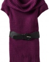 Energie Girls 7-16 Nimi Cap Sleeve Cowl Neck Sweater, Runway Purple, Large