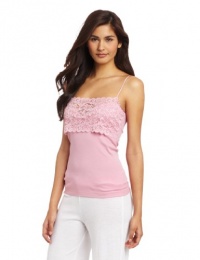 Hanro Women's Moments Wide Lace Spaghetti Camisole Hanro Women's Moments Wide Lace Spaghetti Camisole