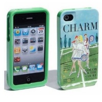 Kate Spade CHARM Color On The Court IPhone 4 4S Cover Case Kate Spade CHARM Color On The Court IPhone 4 4S Cover Case