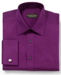 With a powerful pop of color, this dress shirt from Donald Trump is always a solid choice.