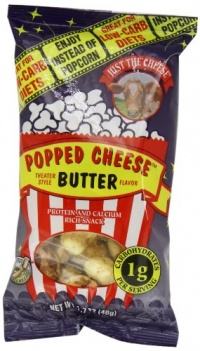 Just the Cheese Popped Cheese, Butter Flavor, 1.7-Ounce Bags (Pack of 6) Just the Cheese Popped Cheese, Butter Flavor, 1.7-Ounce Bags (Pack of 6)