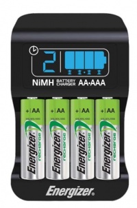 Energizer CHP4WB4 Recharge Smart AA/AAA Charger with 4 AA NiMH Batteries Energizer CHP4WB4 Recharge Smart AA/AAA Charger with 4 AA NiMH Batteries