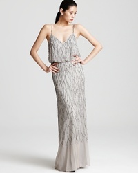 Adrianna Papell Gown - Beaded Blouson Adrianna Papell Gown - Beaded Blouson