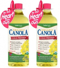BetterBody Foods Organic Cold Pressed Canola Oil, 32-Ounce (Pack of 2) BetterBody Foods Organic Cold Pressed Canola Oil, 32-Ounce (Pack of 2)