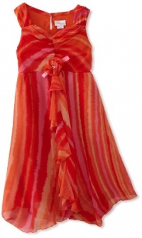 Bloome Girls 7-16 Plus-Size Sleeveless Tie-Dye Dress, Pink/Orange, 16.5 Bloome Girls 7-16 Plus-Size Sleeveless Tie-Dye Dress, Pink/Orange, 16.5