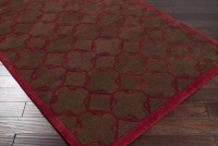 Area Rug 7x7 Round Contemporary Chocolate Color - Surya Goa Rug from RugPal Area Rug 7x7 Round Contemporary Chocolate Color - Surya Goa Rug from RugPal
