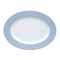 Sophisticated dinnerware with a rim of color to add vibrancy and fun to your dinner table. Easily mix and match pieces with other colors in the collection. Sophisticated dinnerware with a rim of color to add vibrancy and fun to your dinner table. Easily mix and match pieces with other colors in the collection.