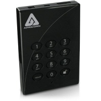 Apricorn Aegis Padlock Pro 500 GB USB 2.0 and eSATA 256-bit Encrypted Portable External Hard Drive A25-PLe256-500 (Black) Apricorn Aegis Padlock Pro 500 GB USB 2.0 and eSATA 256-bit Encrypted Portable External Hard Drive A25-PLe256-500 (Black)