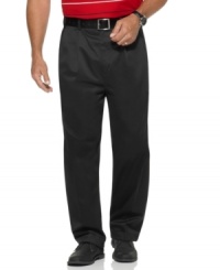 Maintain a crisp, clean look all day with this wrinkle resistant, double-pleated pant from Nautica. Maintain a crisp, clean look all day with this wrinkle resistant, double-pleated pant from Nautica.
