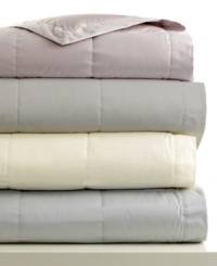 A touch of homespun charm. Cozy up with this plush down blanket from Blue Ridge bedding, featuring pure 300-thread count cotton with all-natural down fill for warmth. A touch of homespun charm. Cozy up with this plush down blanket from Blue Ridge bedding, featuring pure 300-thread count cotton with all-natural down fill for warmth.