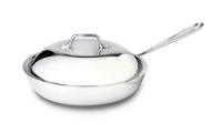 All Clad Stainless Steel 11-Inch French Skillet with Domed Lid All Clad Stainless Steel 11-Inch French Skillet with Domed Lid
