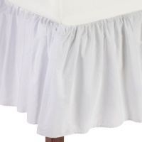 American Baby Company 100% Cotton Percale Ruffle Crib Skirt, White American Baby Company 100% Cotton Percale Ruffle Crib Skirt, White