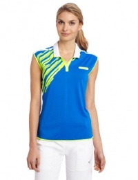 Adidas Golf Women's Fashion Performance Convertible Printed Kimono Polo Adidas Golf Women's Fashion Performance Convertible Printed Kimono Polo