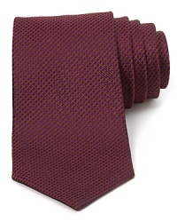 Add polish to your work wardrobe with this exceptional tie from Salvatore Ferragamo, featuring an allover textural basket weave pattern and rendered in soft silk for a luxurious hand. Add polish to your work wardrobe with this exceptional tie from Salvatore Ferragamo, featuring an allover textural basket weave pattern and rendered in soft silk for a luxurious hand.