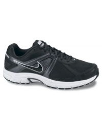 Hate it when men's running shoes slow you down? These lightweight Nike men's sneakers make sure you pick up the pace when you're ready to burn some serious calories. Hate it when men's running shoes slow you down? These lightweight Nike men's sneakers make sure you pick up the pace when you're ready to burn some serious calories.