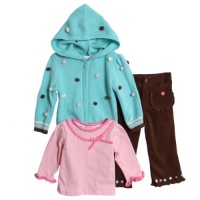 Babytogs Girls 2-6X 3 Piece Cardigan Sweater Babytogs Girls 2-6X 3 Piece Cardigan Sweater