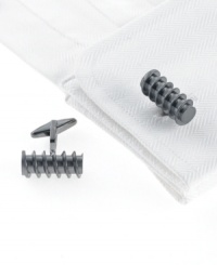 Because the only person who owns your day is you--these cufflinks from Kenneth Cole will be your constant companions. Because the only person who owns your day is you--these cufflinks from Kenneth Cole will be your constant companions.