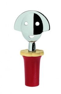 A di Alessi Anna Stop 2 Bottle Stopper, Red A di Alessi Anna Stop 2 Bottle Stopper, Red