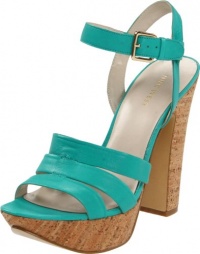Nine West Women's Intuitive Ankle-Strap Chunky Sandal,Aqua,9 M US Nine West Women's Intuitive Ankle-Strap Chunky Sandal,Aqua,9 M US