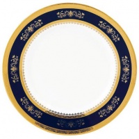 Philippe Deshoulieres Orsay Cobalt Dinner Plate 10.5 in
