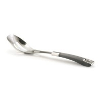 Anolon Advanced Tools Contemporary Stainless Steel Slotted Spoon, Gray Anolon Advanced Tools Contemporary Stainless Steel Slotted Spoon, Gray