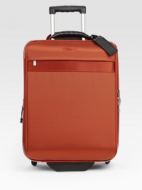 Make a great first impression when traveling with this stylish and versatile rolling suitcase with ample exterior and interior pockets for easy packing.Zip closureTop, side,and expandable handlesExterior, interior zip pocketsIdentification tagFully linedMicrofiber14W x 20H x 8DImported Make a great first impression when traveling with this stylish and versatile rolling suitcase with ample exterior and interior pockets for easy packing.Zip closureTop, side,and expandable handlesExterior, interior zip pocketsIdentification tagFully linedMicrofiber14W x 20H x 8DImported
