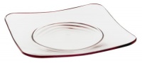 Rosenthal Free Spirit 12-1/2-Inch Glass Service Plate - Red/Violet Rosenthal Free Spirit 12-1/2-Inch Glass Service Plate - Red/Violet